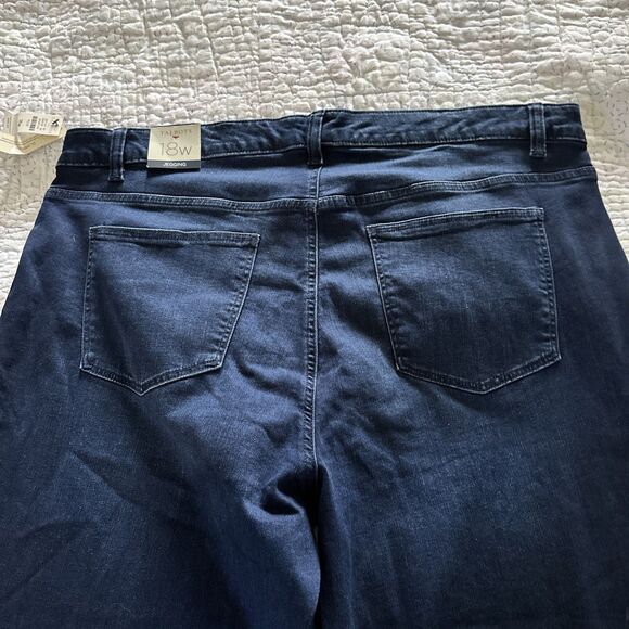 TALBOTS Dark Simply Flattering Jeggings Skinny Ankle Womens Sz 18 MSRP $89.5 - Picture 4 of 14